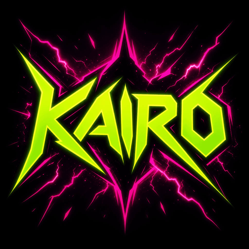 Photo de profil générée pour le pseudo Kairo, ambiance Néon