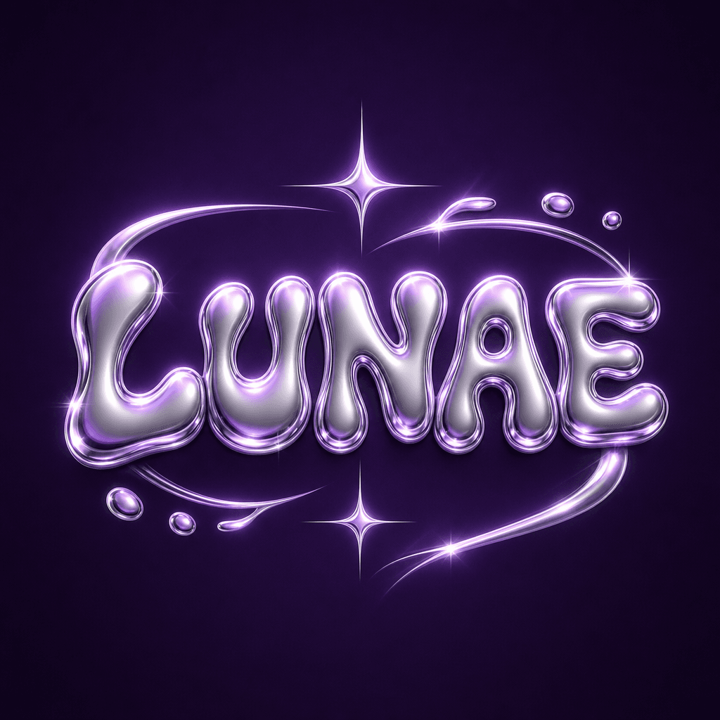 Photo de profil générée pour le pseudo Lunae, ambiance Y2K